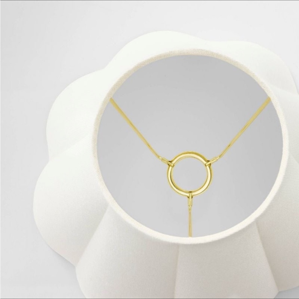 Scallop Pleated Lamp Shade White - Threshold™ designed with Studio McGee - Picture 2 of 4